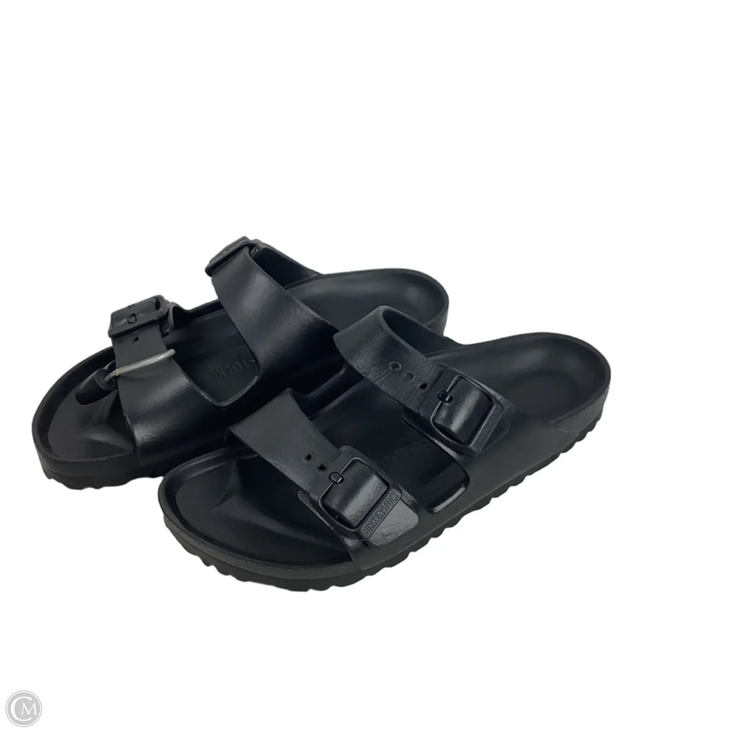 Sandals Flats By Birkenstock In Black, Size: 6 (36)