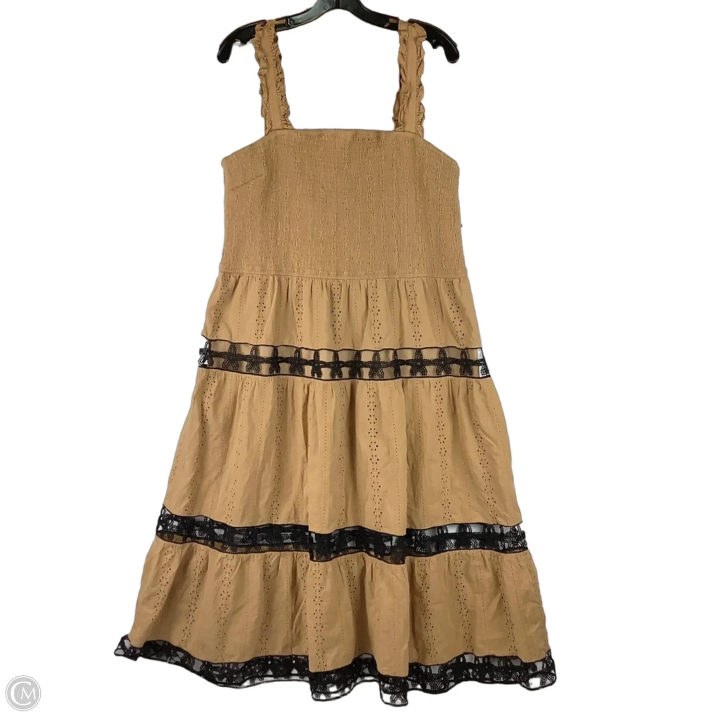 Dress Casual Midi By Cato In Brown, Size: Xl