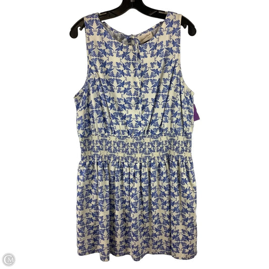 Dress Casual Midi By Universal Thread In Blue, Size: Xl