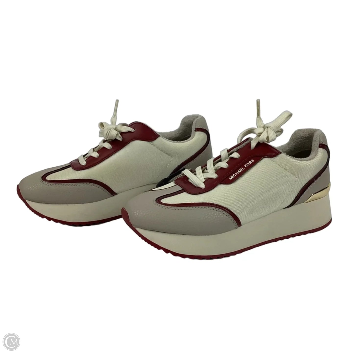 Shoes Designer By Michael Kors In Red, Size: 7