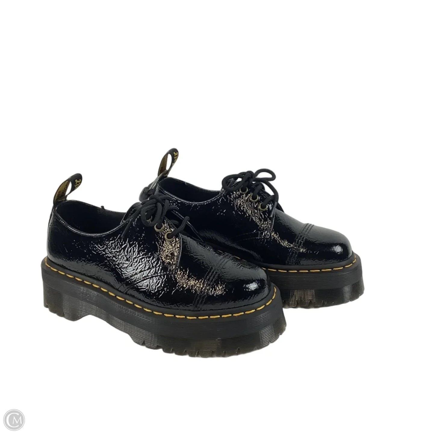 Shoes Heels Platform By Dr Martens In Black, Size: 6
