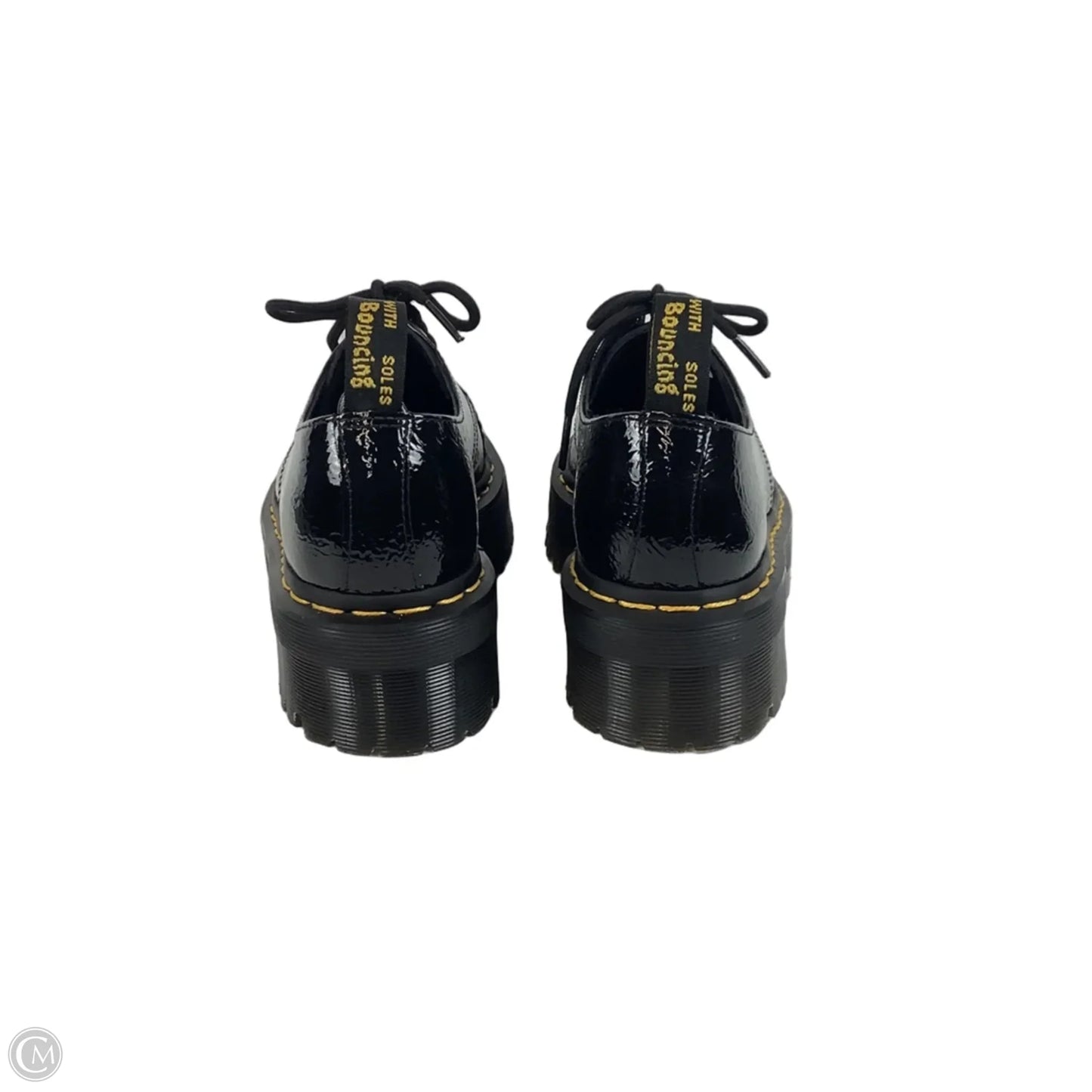 Shoes Heels Platform By Dr Martens In Black, Size: 6