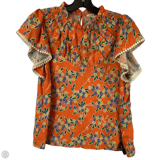 Top Sleeveless By Thml In Orange, Size: Xs