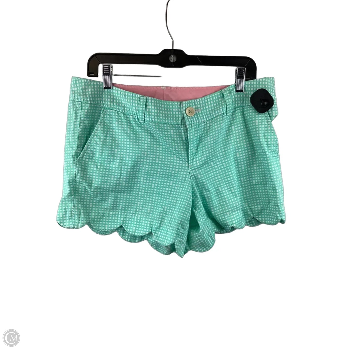 Shorts Designer By Lilly Pulitzer In Blue & Green, Size: 10