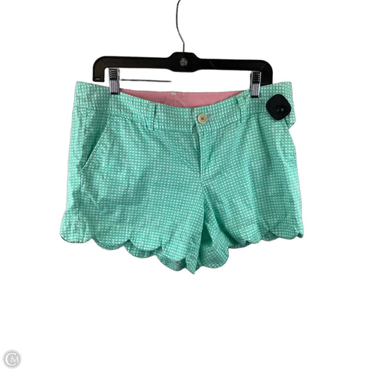 Shorts Designer By Lilly Pulitzer In Blue & Green, Size: 10