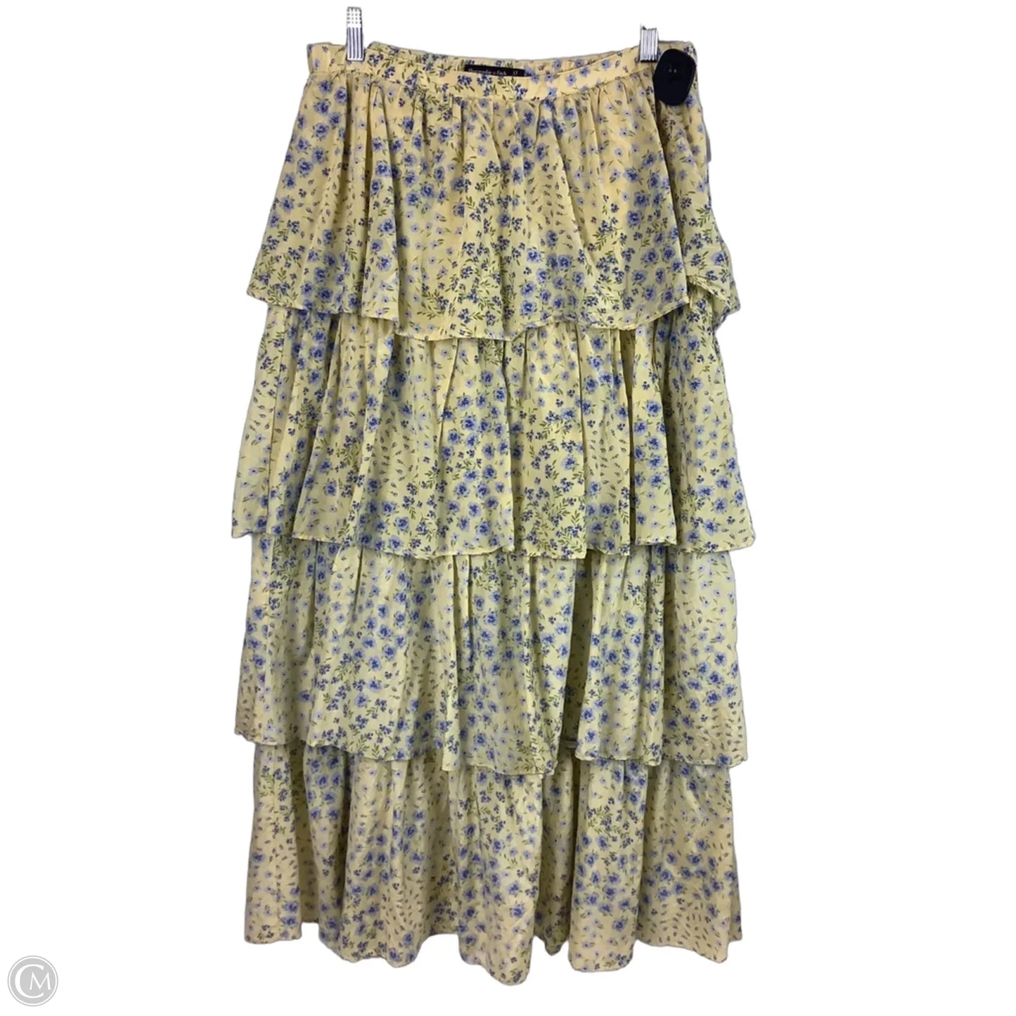 Skirt Maxi By Abercrombie And Fitch In Floral Print, Size: L