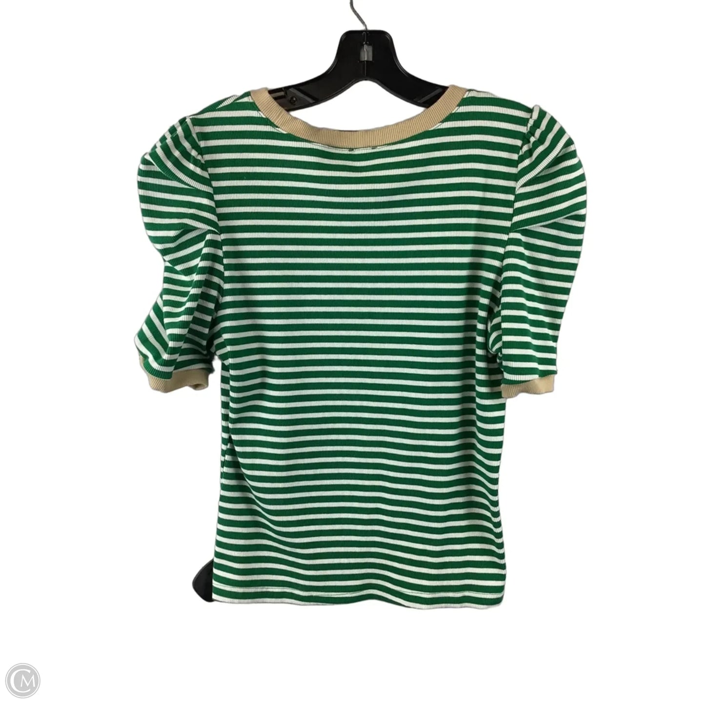 Top Short Sleeve By Maeve In Striped Pattern, Size: Xl