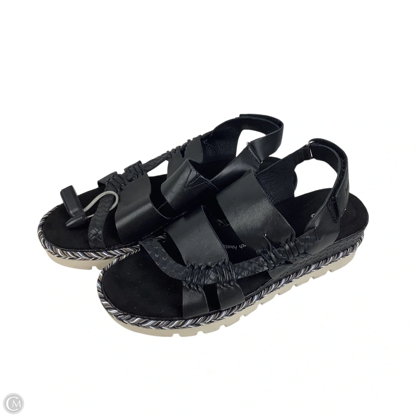 Sandals Heels Platform By Jambu In Black, Size: 8