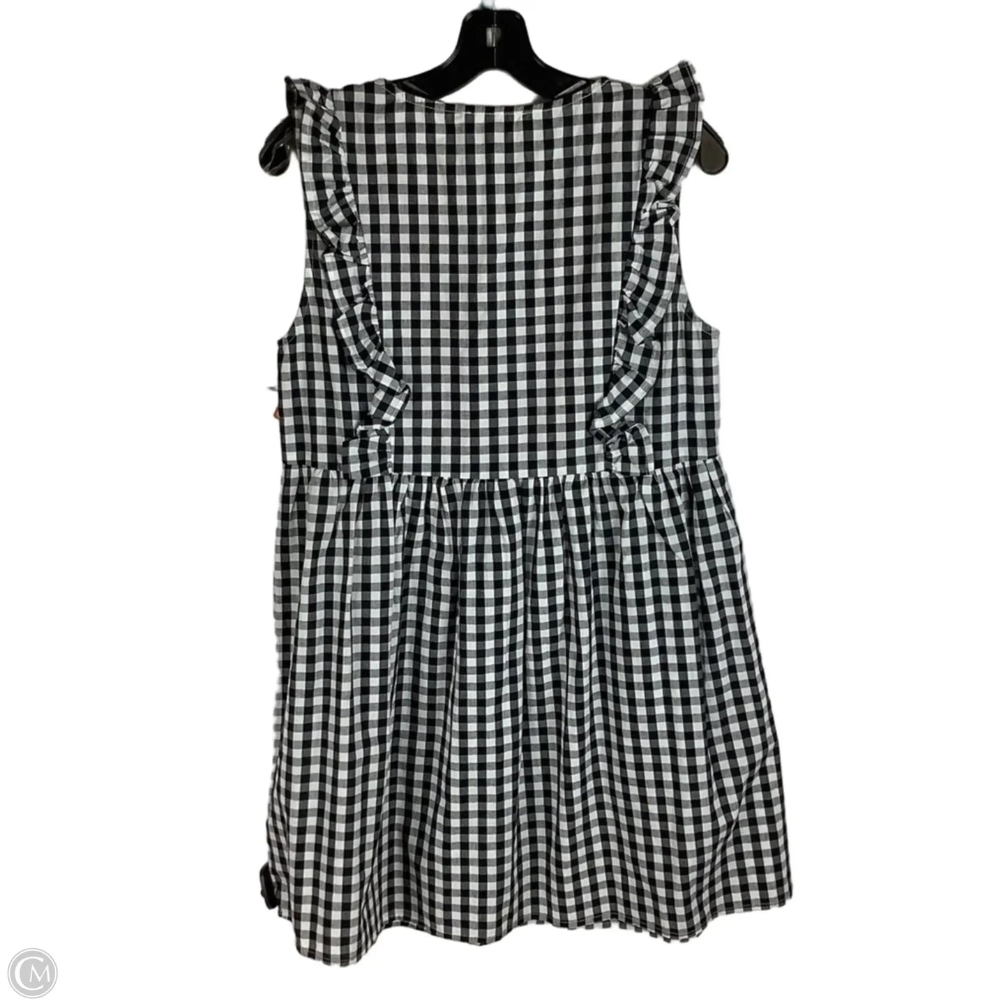 Dress Party Midi By Entro In Checkered Pattern, Size: S