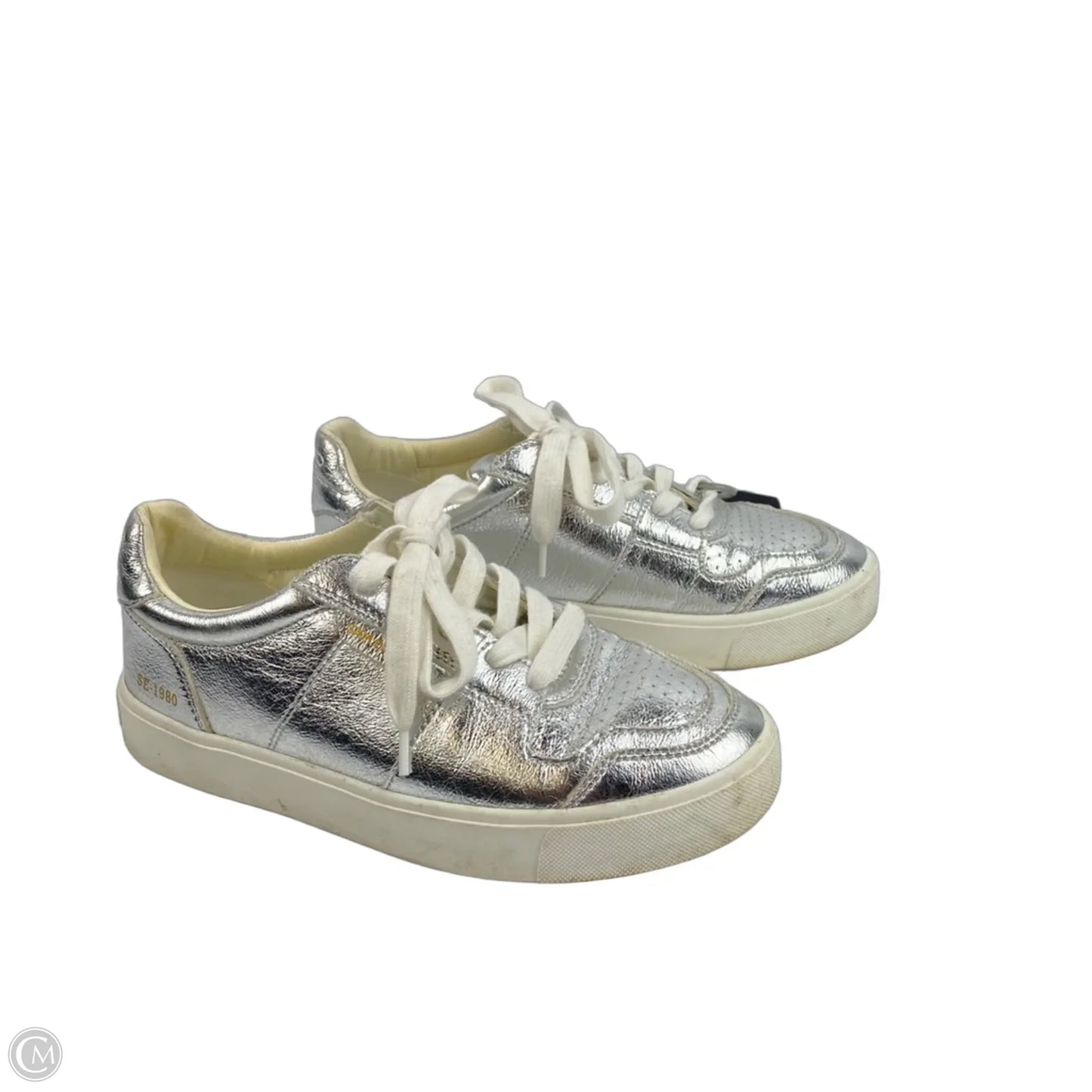 Shoes Sneakers By Sam Edelman In Silver, Size: 5.5