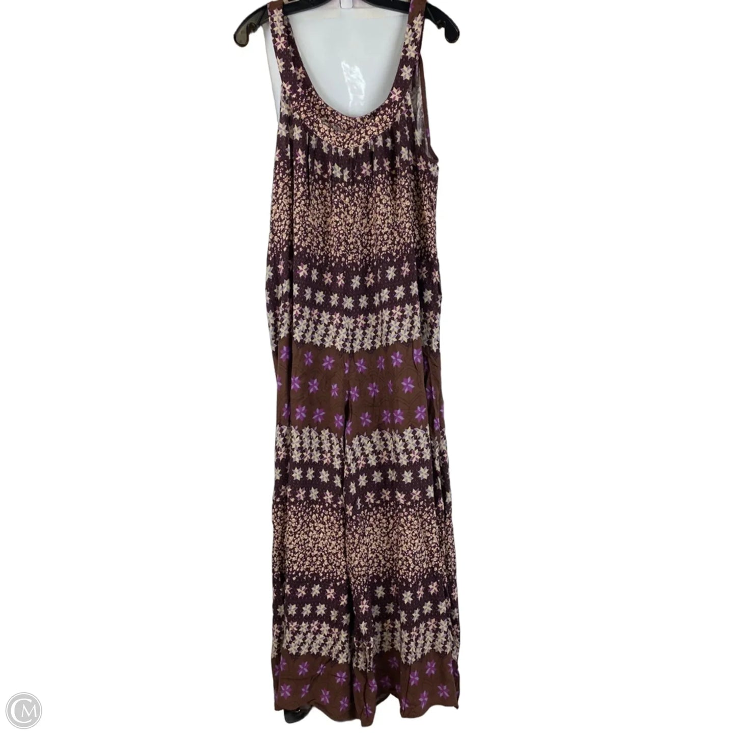 Jumpsuit By Easel In Brown & Purple, Size: L