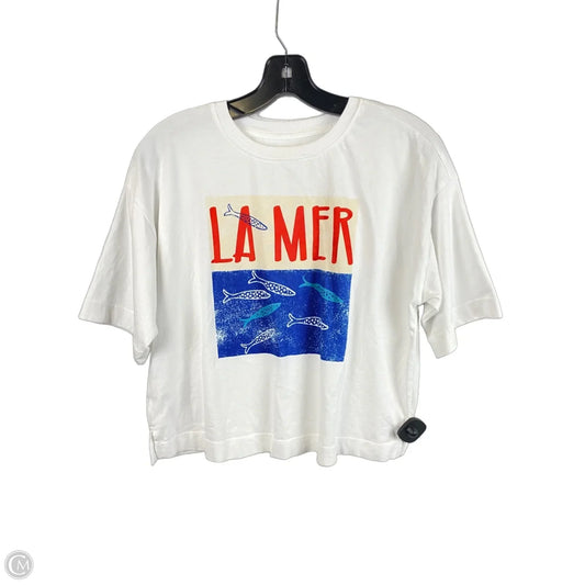 Top Short Sleeve By Loft In White, Size: S