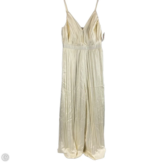 Jumpsuit By Lulus In Cream, Size: Xs