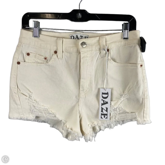Shorts By Daze In Cream, Size: 28