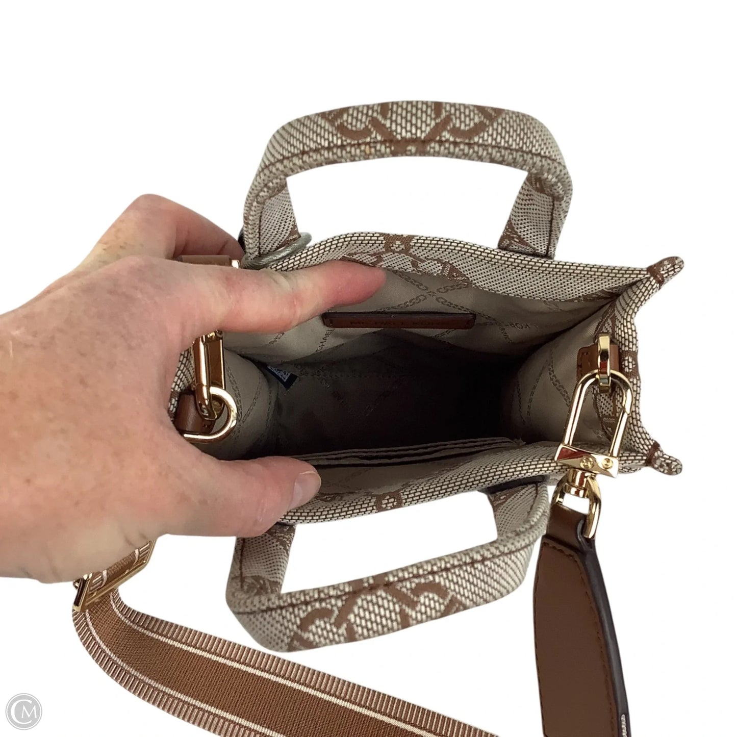 Crossbody Designer By Michael Kors, Size: Medium