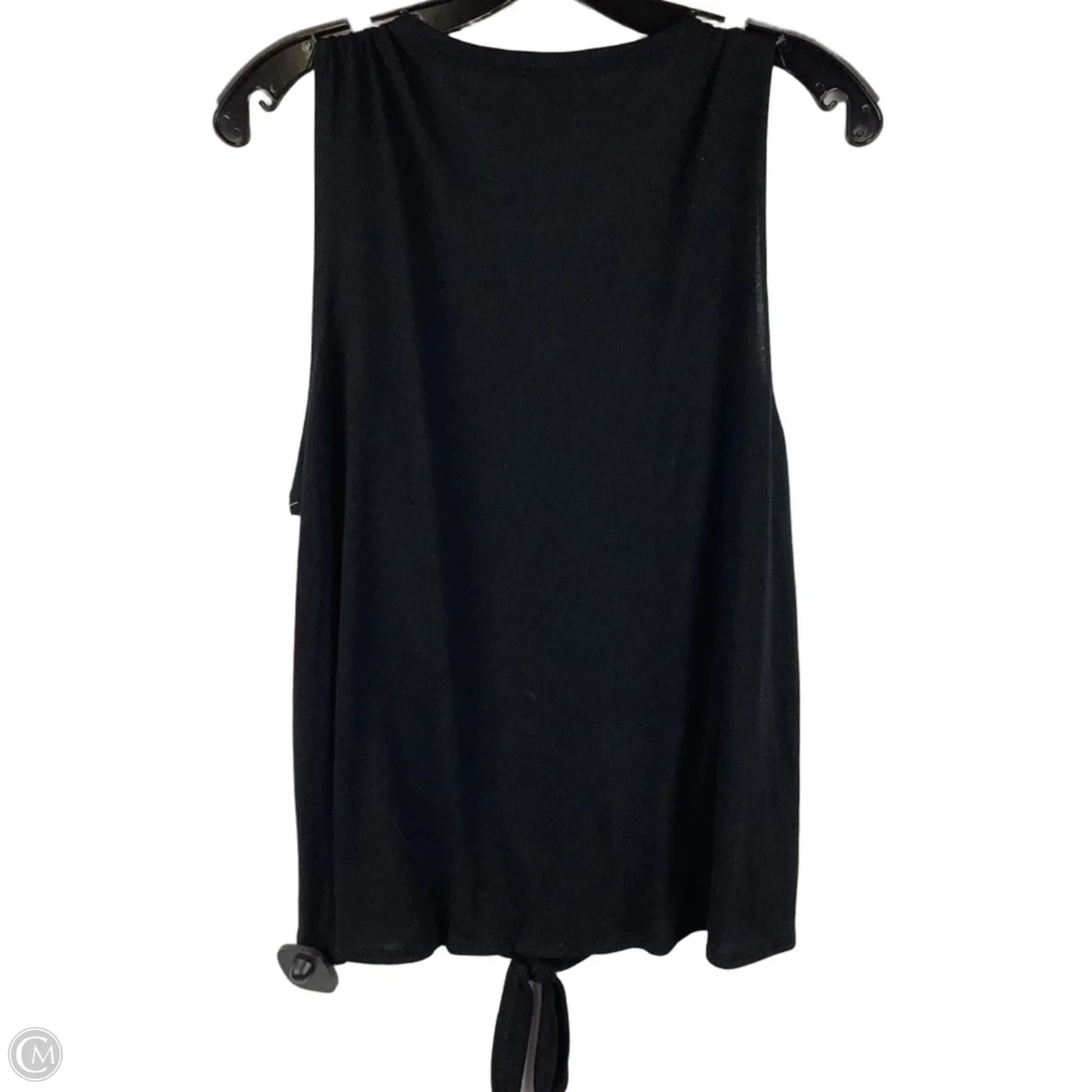Top Sleeveless By Disney In Black, Size: L