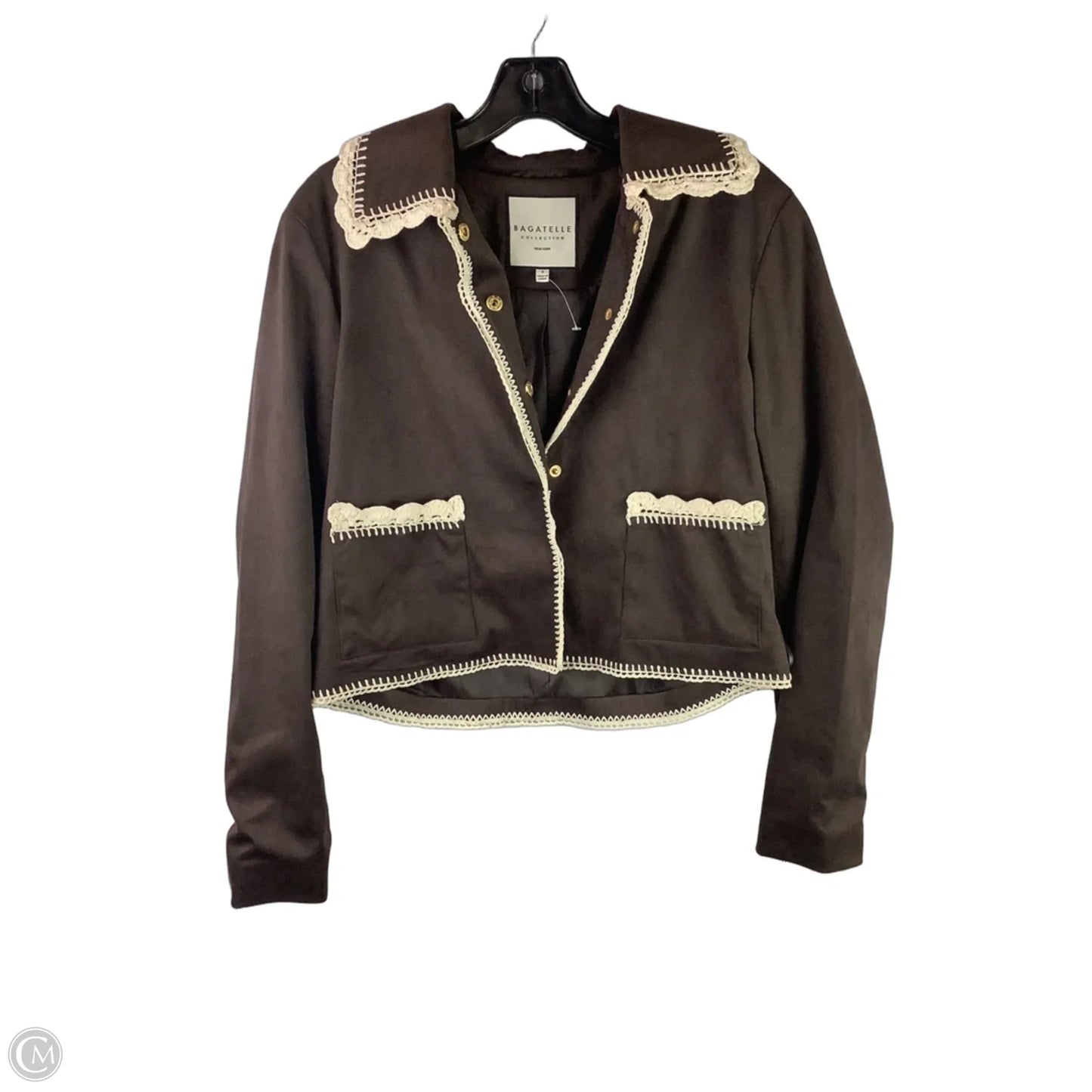 Jacket Faux Fur & Sherpa By Bagatelle In Brown, Size: S