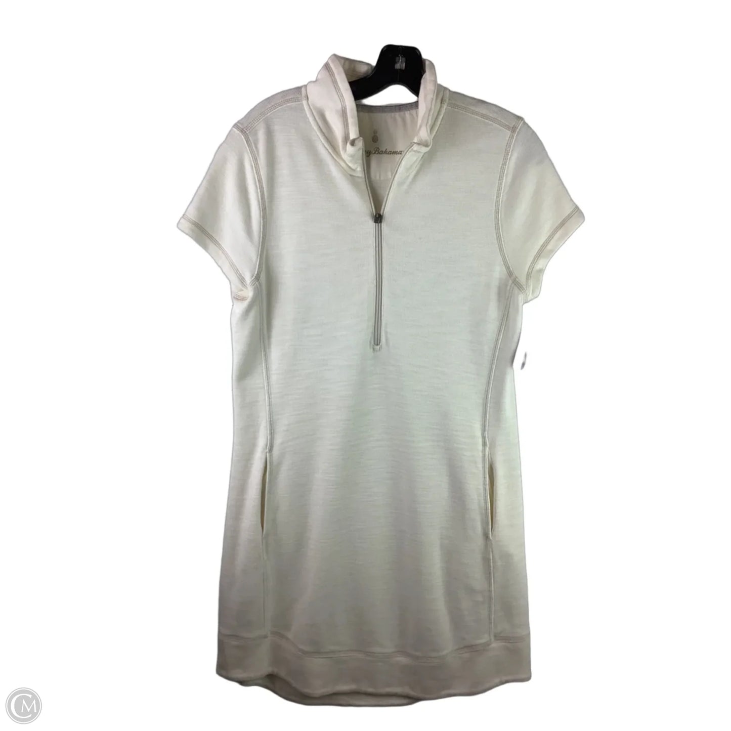 Dress Casual Midi By Tommy Bahama In Cream, Size: M