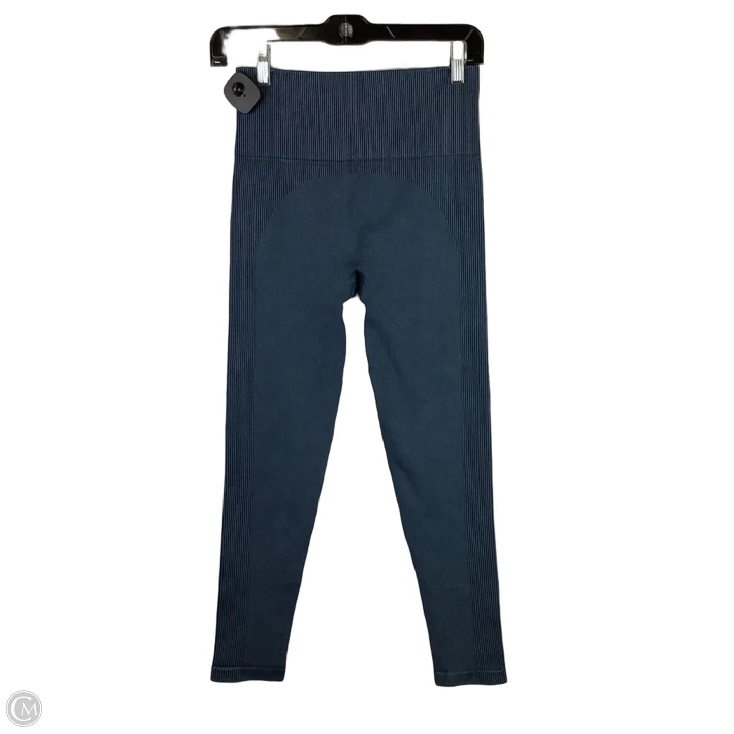 Athletic Leggings By Spanx In Blue, Size: L