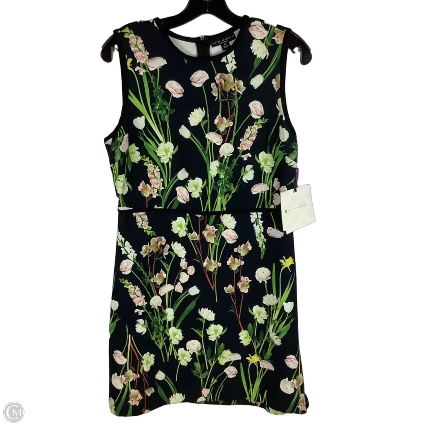 Dress Party Midi By Target-designer In Floral Print, Size: M