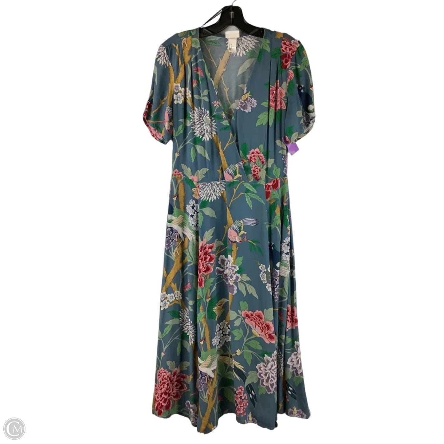Dress Casual Maxi By H&m In Floral Print, Size: Large