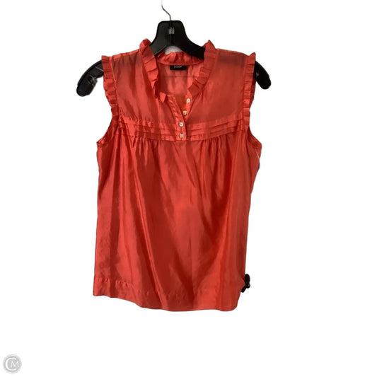 Top Sleeveless By J. Crew In Orange