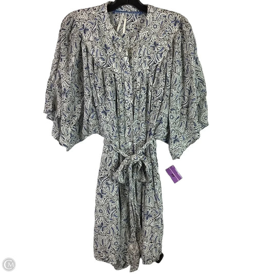 Romper By Anthropologie In Floral Print, Size: L