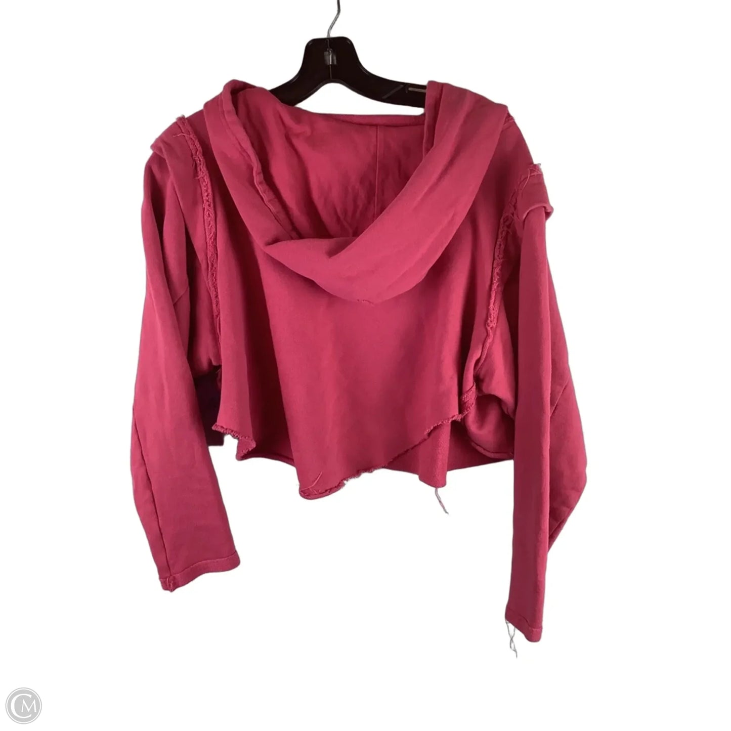 Sweatshirt Hoodie By Free People In Pink, Size: S