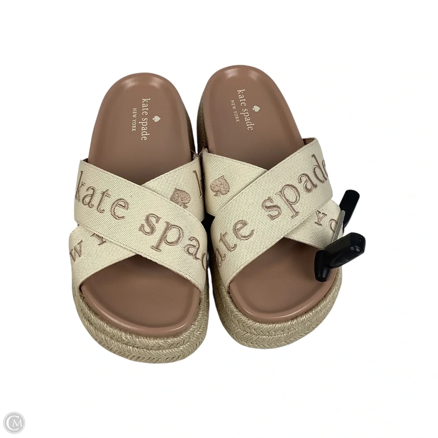 Sandals Designer By Kate Spade In Beige, Size: 7.5