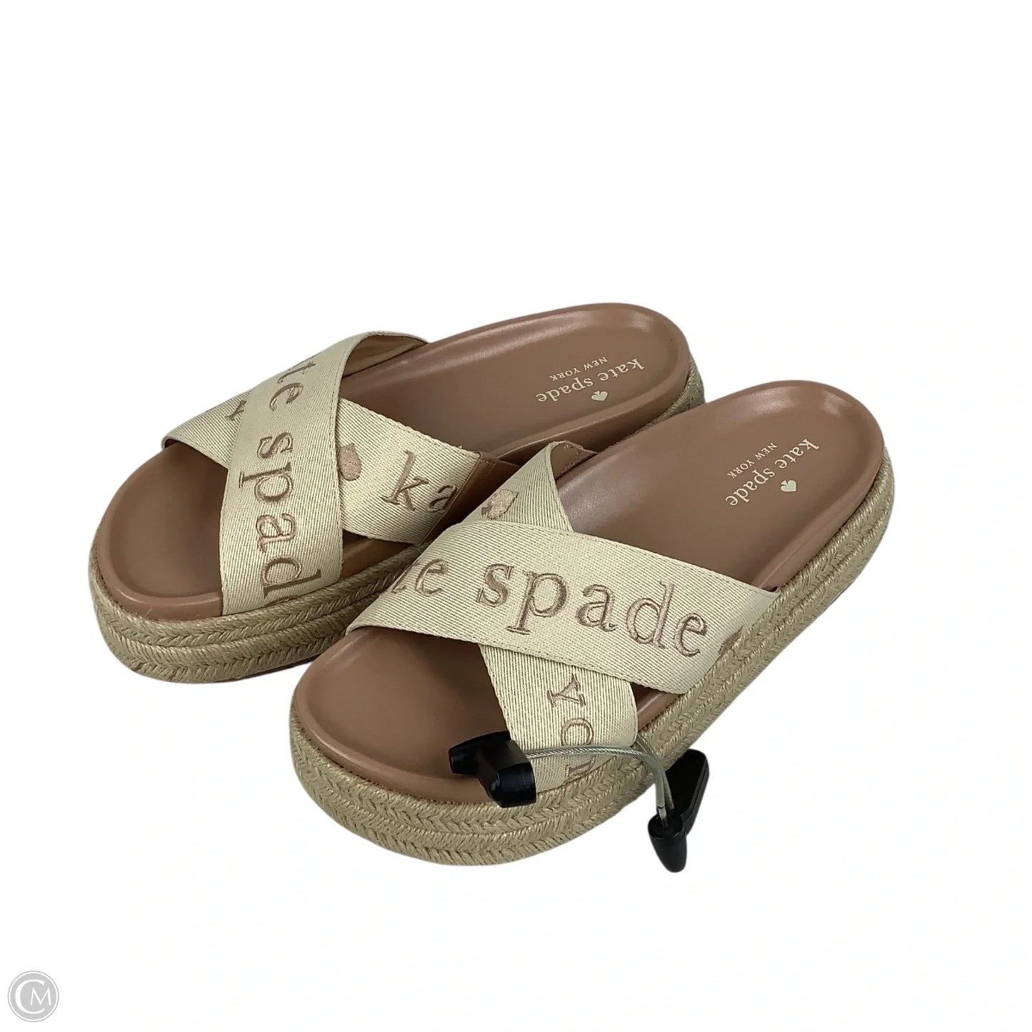 Sandals Designer By Kate Spade In Beige, Size: 8