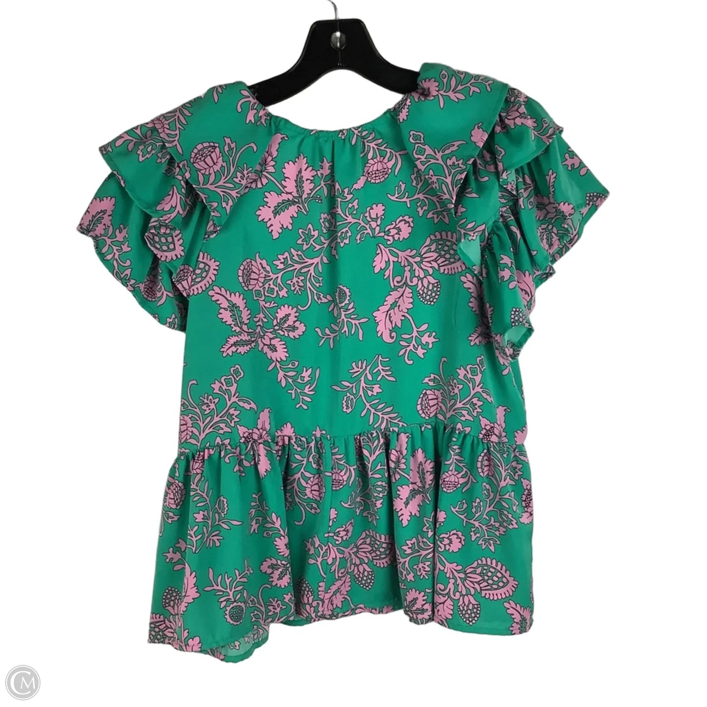 Top Short Sleeve By Entro In Floral Print, Size: M