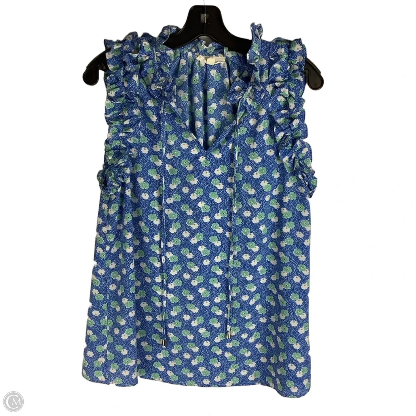 Top Sleeveless By Entro In Blue, Size: L