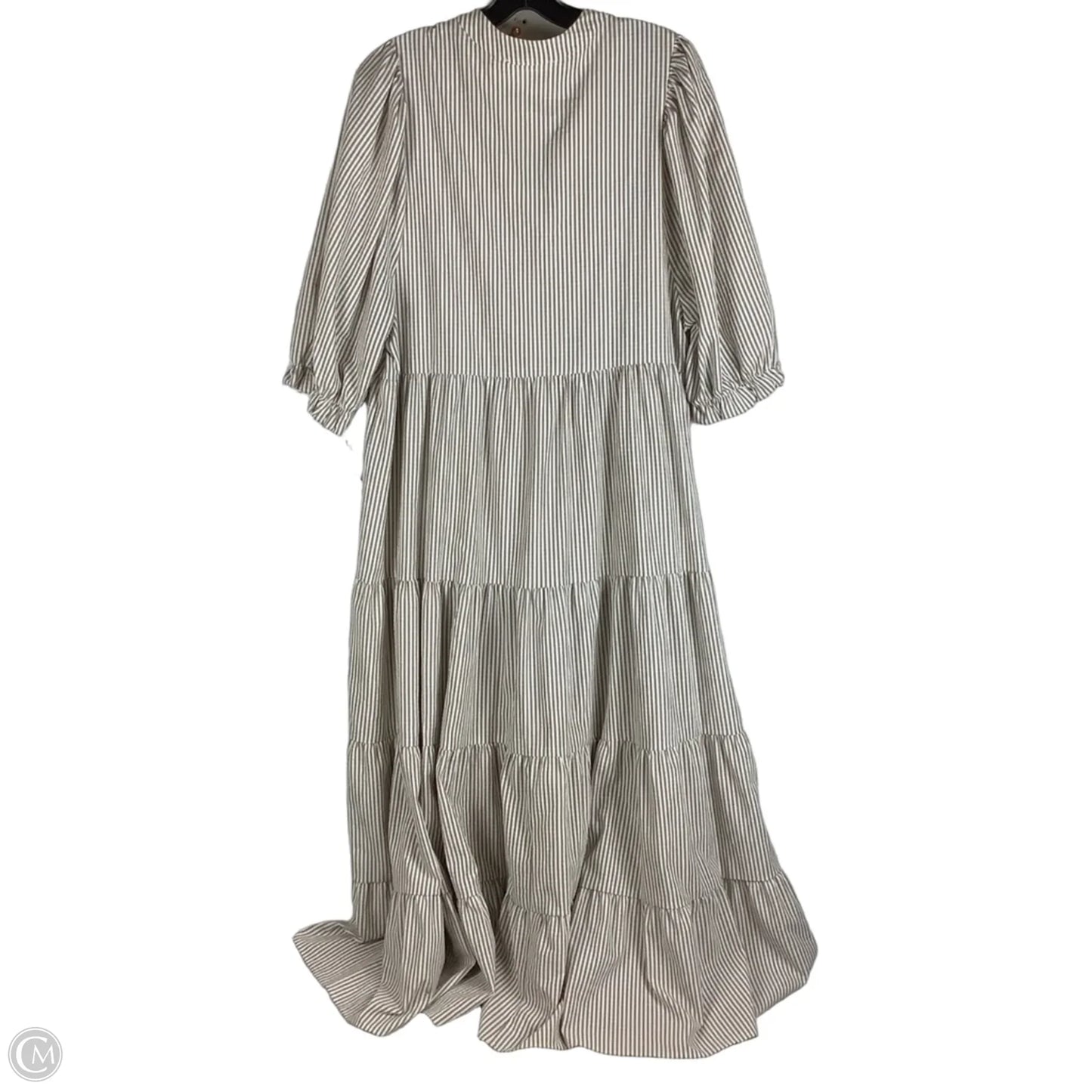 Dress Casual Maxi By Karlie In Striped Pattern, Size: L