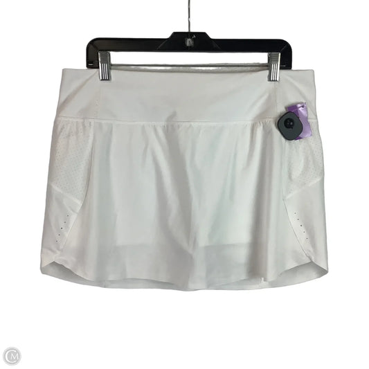 Athletic Skort By Athleta In White, Size: L