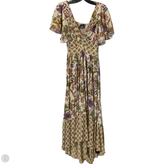 Dress Casual Maxi By Angie In Multi-colored, Size: S