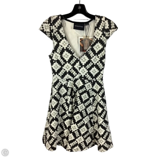 Dress Work By Minkpink In Black & Cream, Size: Xs
