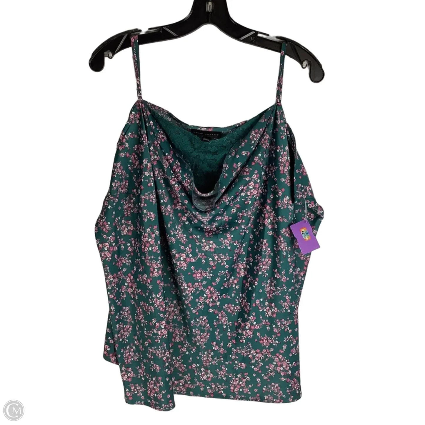 Top Sleeveless By Lane Bryant In Green, Size: 2x (24)