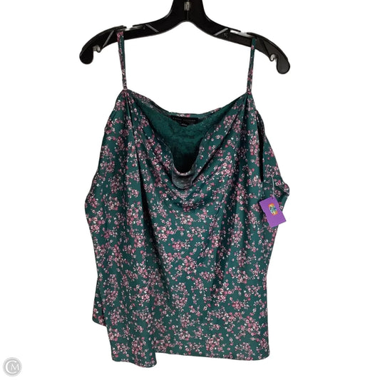 Top Sleeveless By Lane Bryant In Green, Size: 2x (24)