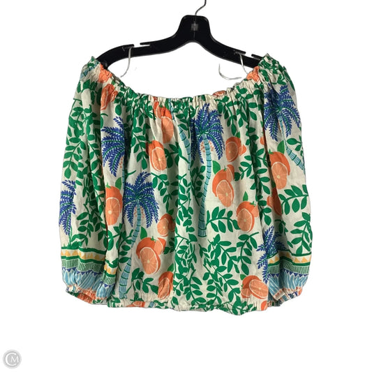 Top Short Sleeve By C And C In Multi-colored, Size: M