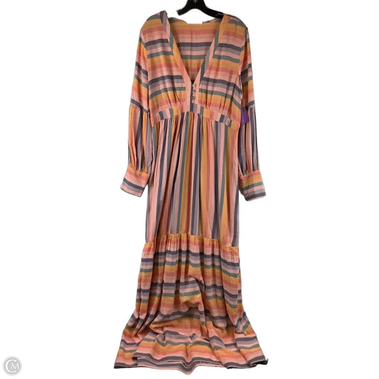 Dress Casual Maxi By Self Contrast In Multi-colored, Size: L