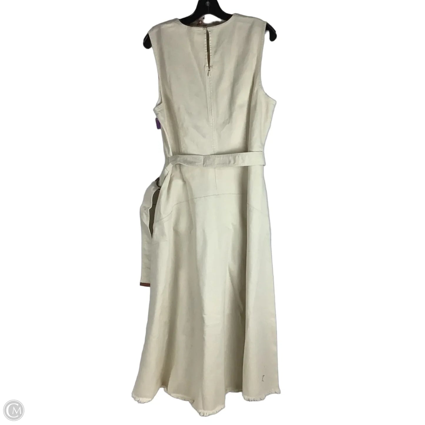 Dress Casual Maxi By Banana Republic In Cream, Size: 14
