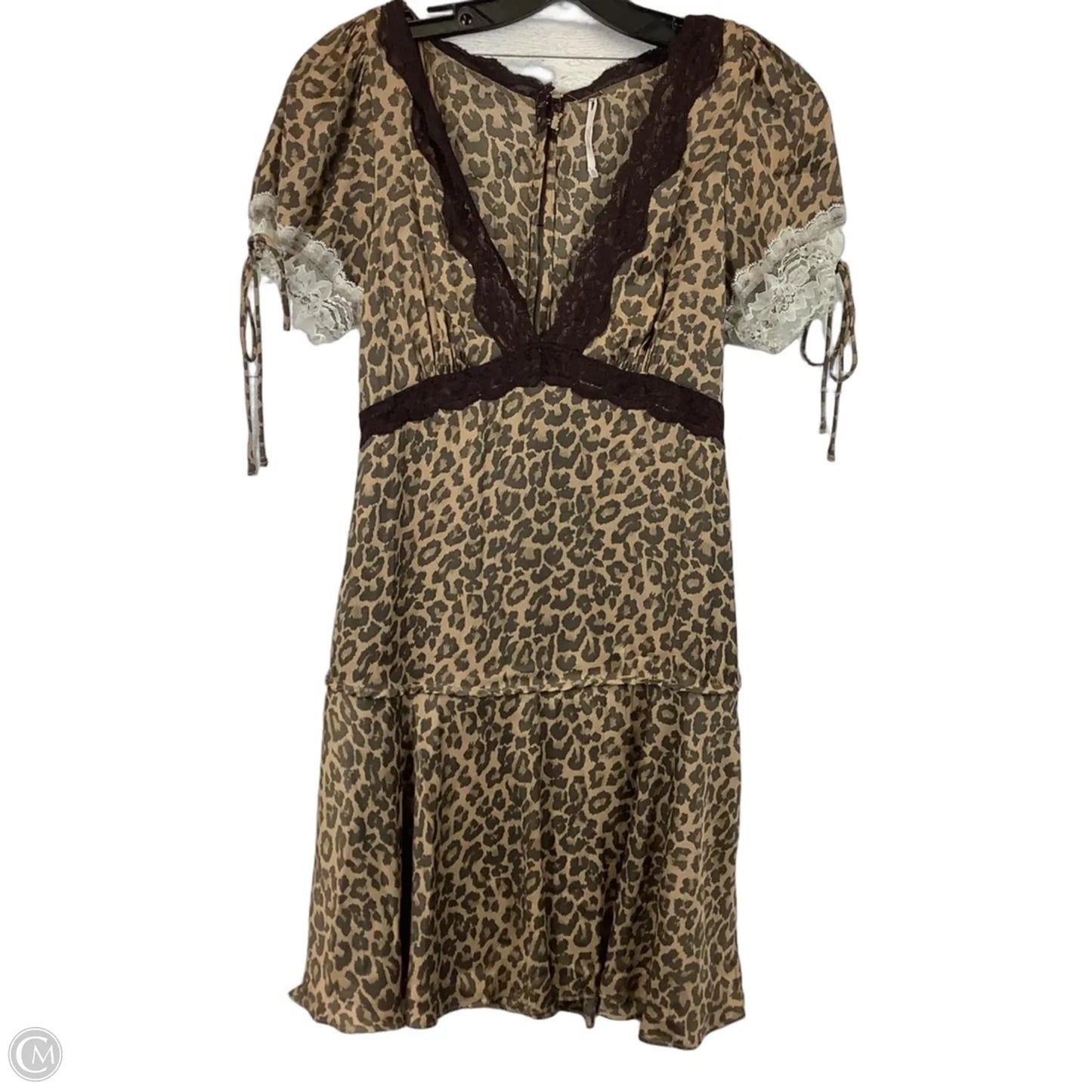 Dress Casual Short By Free People In Animal Print, Size: Xs