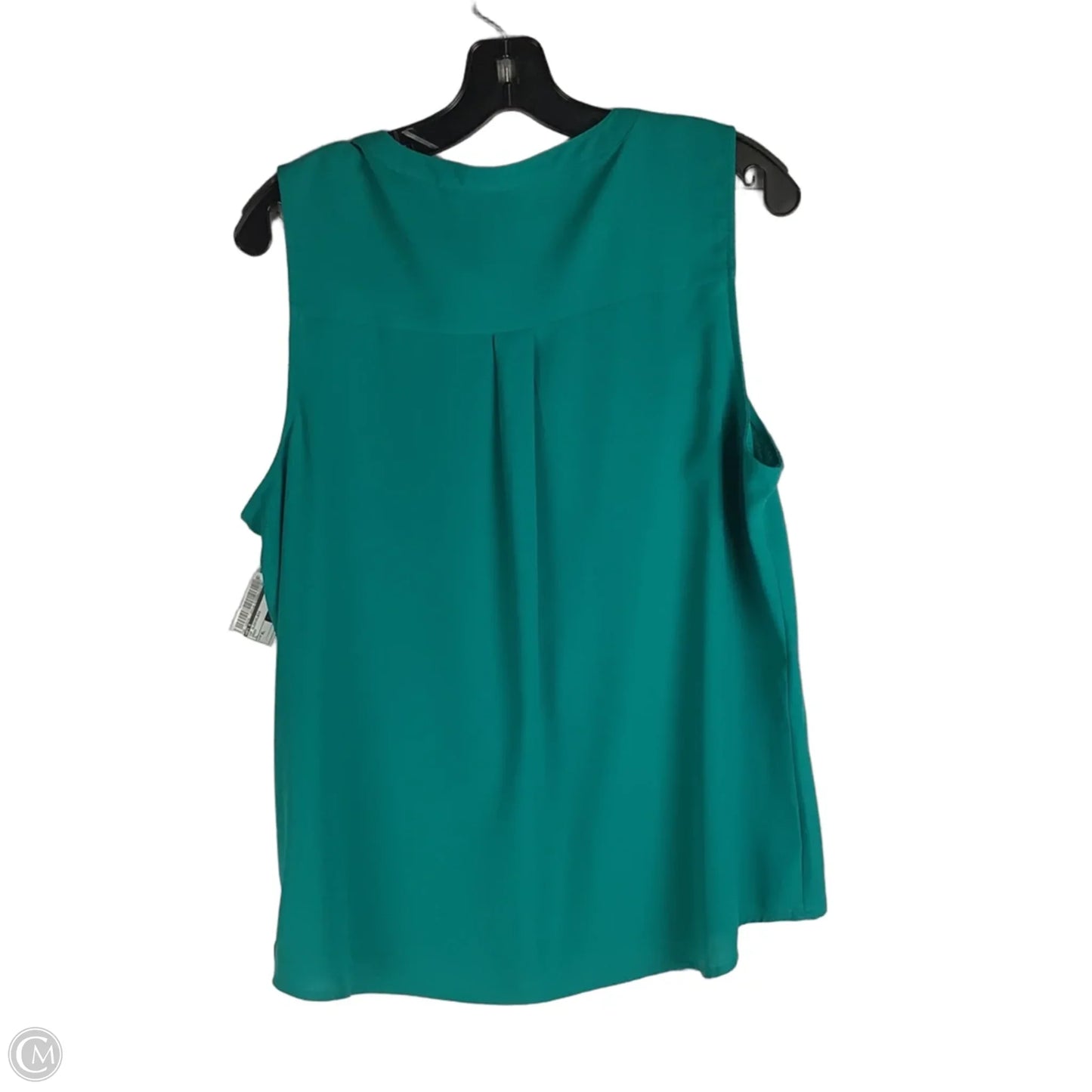 Top Sleeveless By Apt 9 In Green, Size: Xl