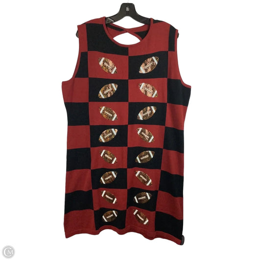 Dress Casual Midi By Cmb In Multi-colored, Size: Xxl