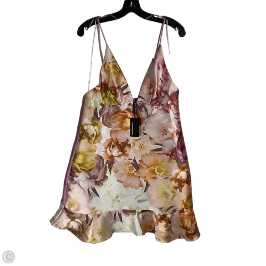 Dress Casual Short By Cmc In Floral Print, Size: 12