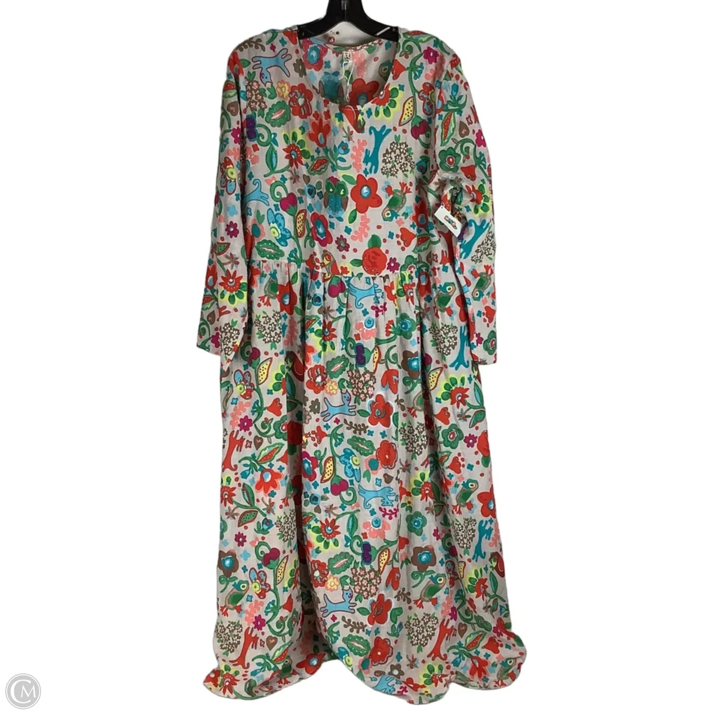 Dress Casual Maxi By Clothes Mentor In Floral Print, Size: Xl