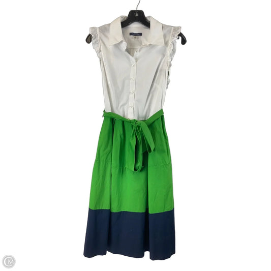 Dress Casual Midi By Tommy Hilfiger In Multi-colored, Size: 2