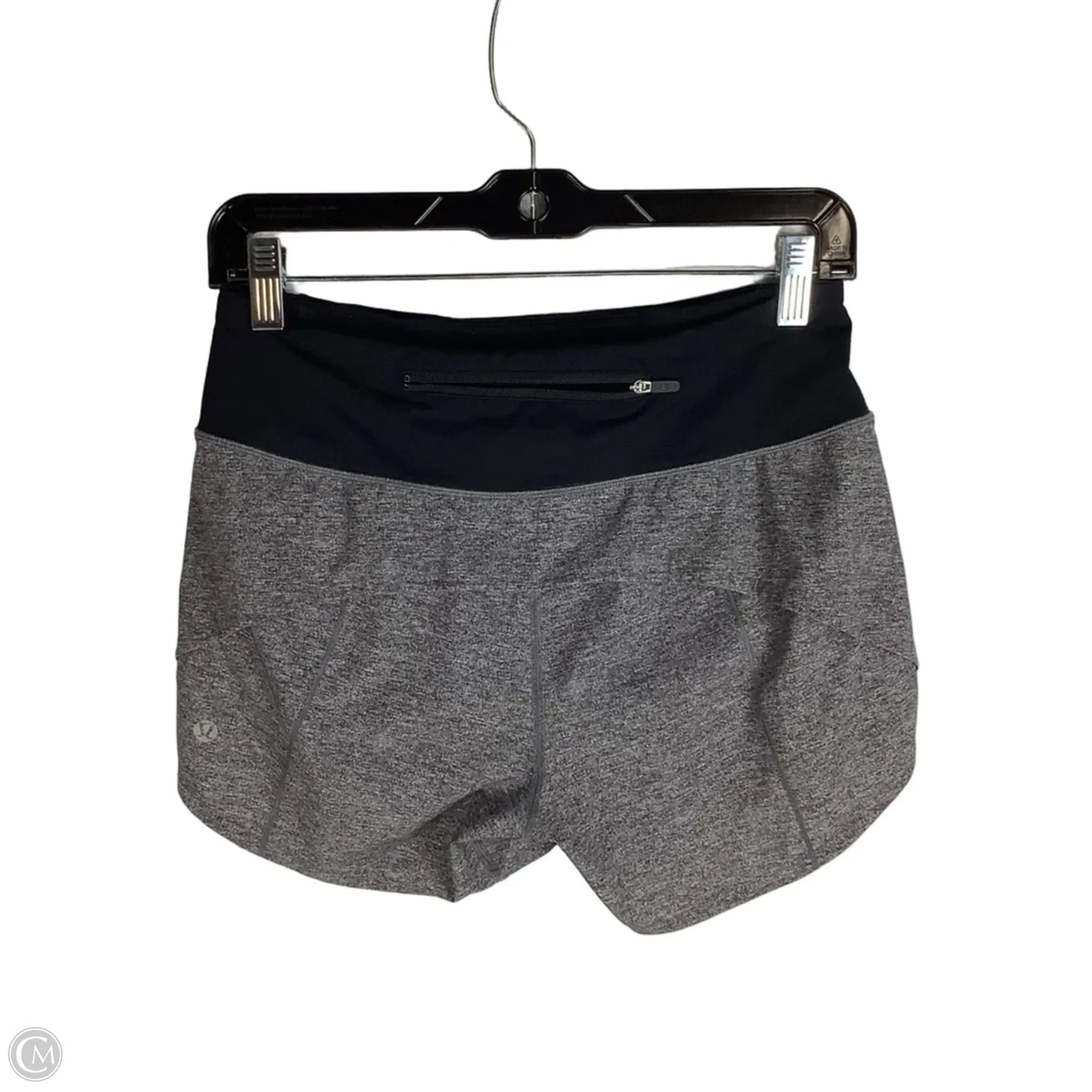 Athletic Shorts By Lululemon In Grey, Size: 4