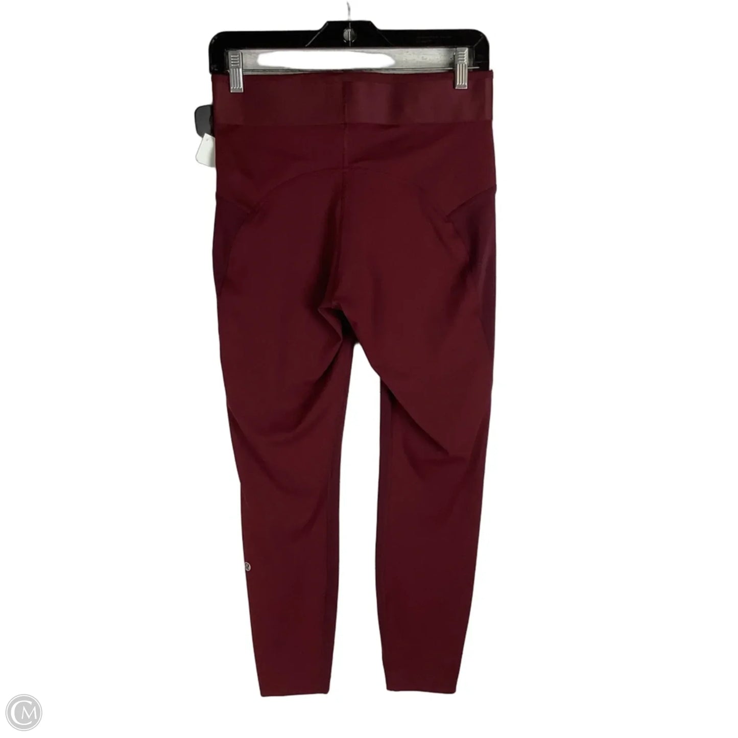 Athletic Leggings By Lululemon In Red, Size: 8