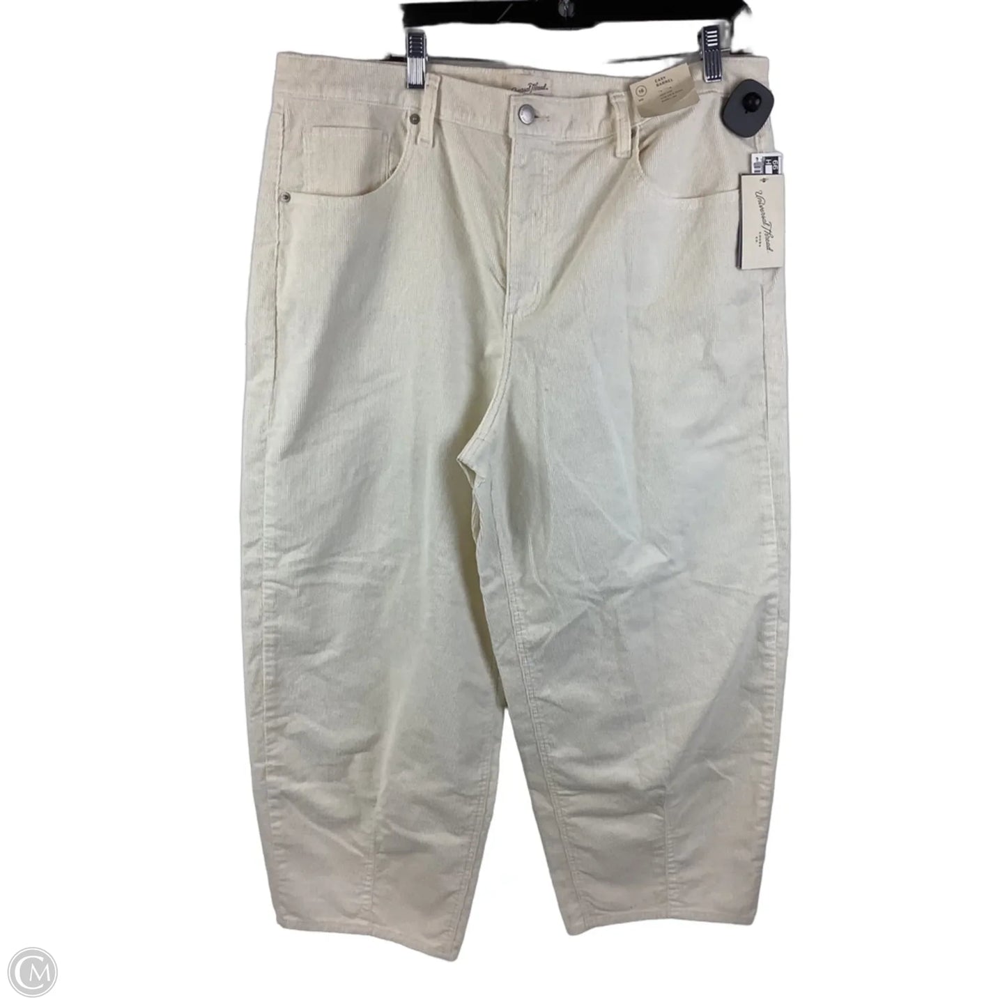 Pants Corduroy By Universal Thread In Cream, Size: 16
